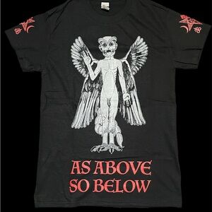 Pazuzu t shirt SMALL SIZE as above so below Baphomet witches